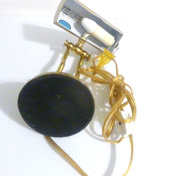 CNS1- FOLDABLE Portable Lamp BRASS LAMP Desk Lamp Table Light Vintage Brass - Picture 8 of 11